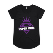 Super Mum Scoop Neck Tee