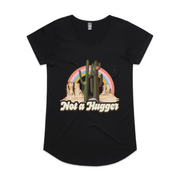 Not A Hugger - Scoop Neck Tee