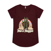 Not A Hugger - Scoop Neck Tee