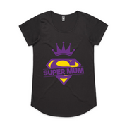 Super Mum Scoop Neck Tee