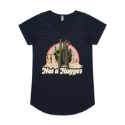 Not A Hugger - Scoop Neck Tee