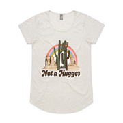 Not A Hugger - Scoop Neck Tee