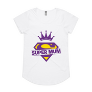 Super Mum Scoop Neck Tee