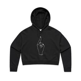 H'Oh Shit i'm a Queen Oversized Boxy Hoodie White LIne
