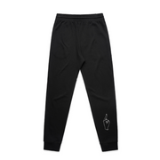 Queen White Line Slim Fit Trackpants