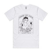 Queen of Cups Black Line Unisex Tee