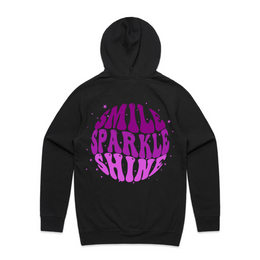 SMILE SPARKLE SHINE Unisex Hoodie