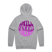 SMILE SPARKLE SHINE Unisex Hoodie