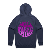 SMILE SPARKLE SHINE Unisex Hoodie