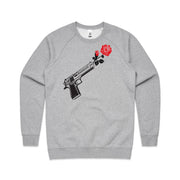 Through Darkness She Blooms Jumper Red Rose