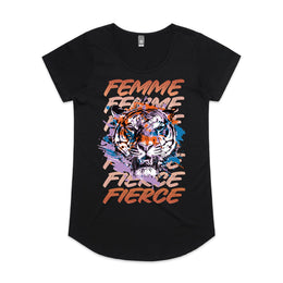 Femme Fierce Scoop Neck Tee