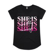 She is Enough Scoop Neck Ladies Tee