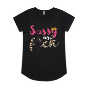Sassy as F*ck Cat's Behind Scoop Neck Tee