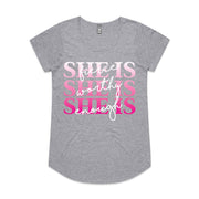 She is Enough Scoop Neck Ladies Tee
