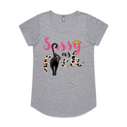 Sassy as F*ck Cat's Behind Scoop Neck Tee