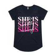 She is Enough Scoop Neck Ladies Tee