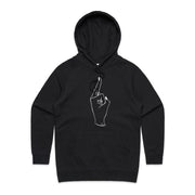 OG 'H'oh Shit I'm a Queen' Hoodie White Line
