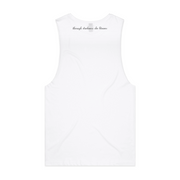 Through Darkness She Blooms Unisex Tank Red Rose