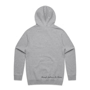 Through Darkness She Blooms Hoodie Pink Rose