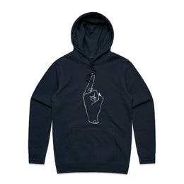 OG 'H'oh Shit I'm a Queen' Hoodie White Line