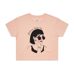 Just Me Being Me Cropped Tee