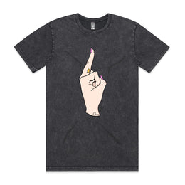 Ms Marnie | Stonewash Queen t-shirt