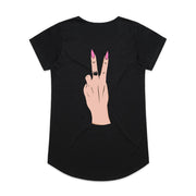 Mostly Peace & Love Scoop Neck Tee