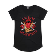 Too Busy Lovin' Myself Scoop Neck Tee