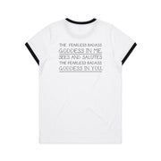 Goddess in Me, Goddess in You Rollerskate Tee